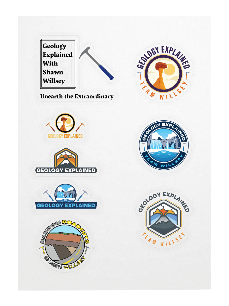 Geology Explained Sticker Sheet #3 product image (3)