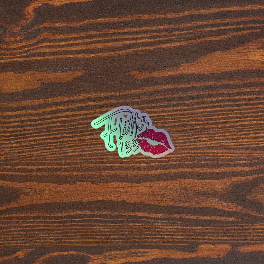 Flitter133 Holographic Lipstick Kiss Sticker product image (5)