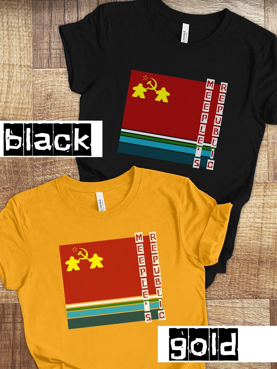 Funny Soviet Union Meeple Board Gamer Shirt, People's Republic T-shirt for Board Gamers, Meeple's Republic product image (3)