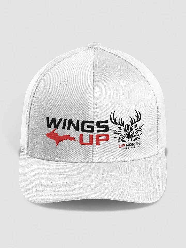 UPNorth Black on White Fitted Hat product image (1)