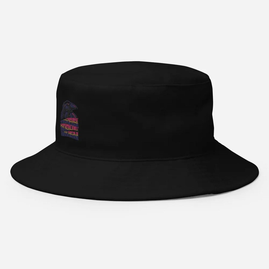 Retro Raven Cotton Bucket Hat product image (10)