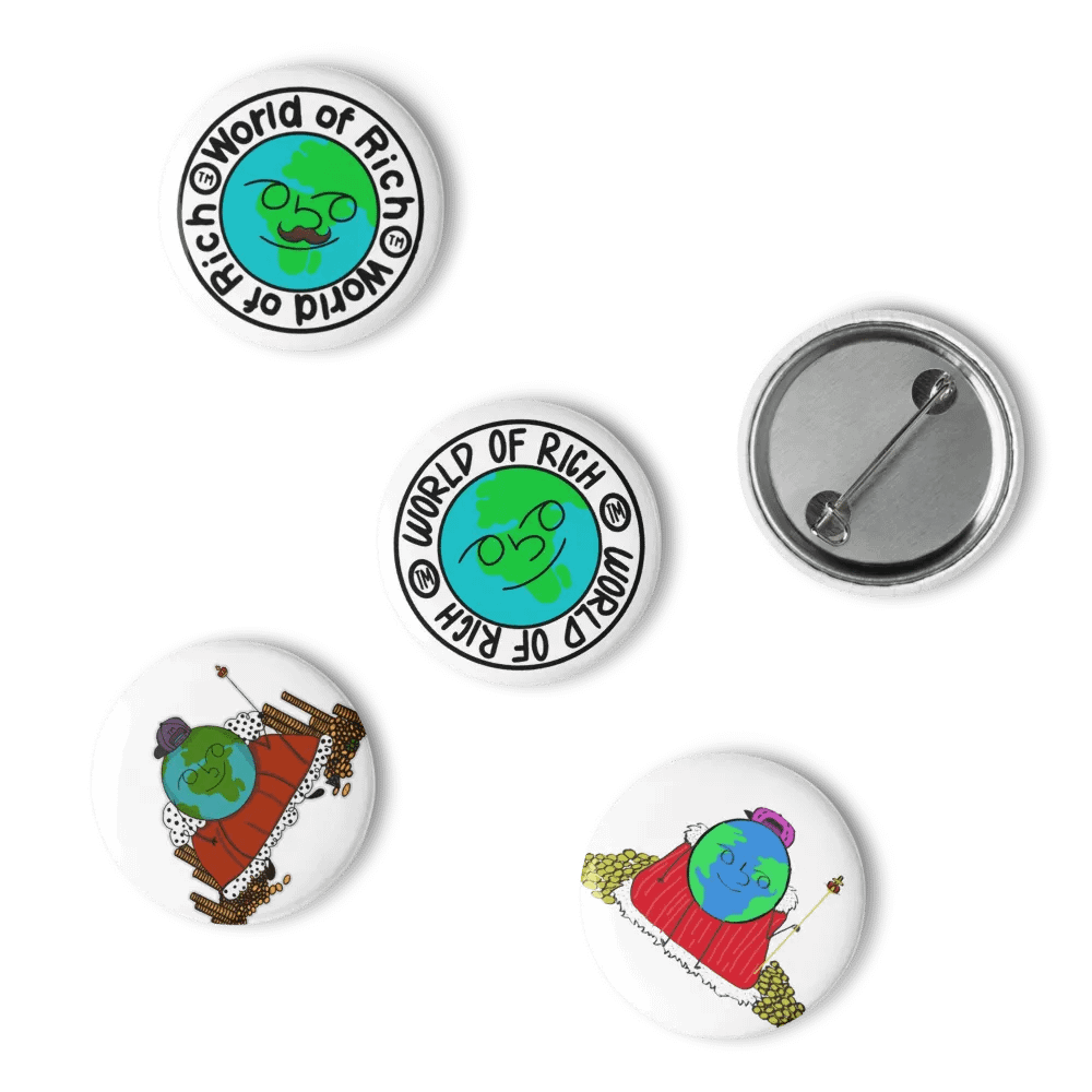 worldofrich Logo Pins + Bonus Pin product image (10)