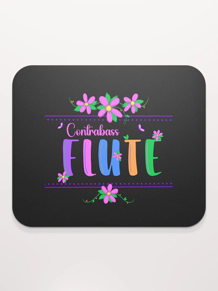 Floral Flute Contrabass Mouse Pad product image (1)