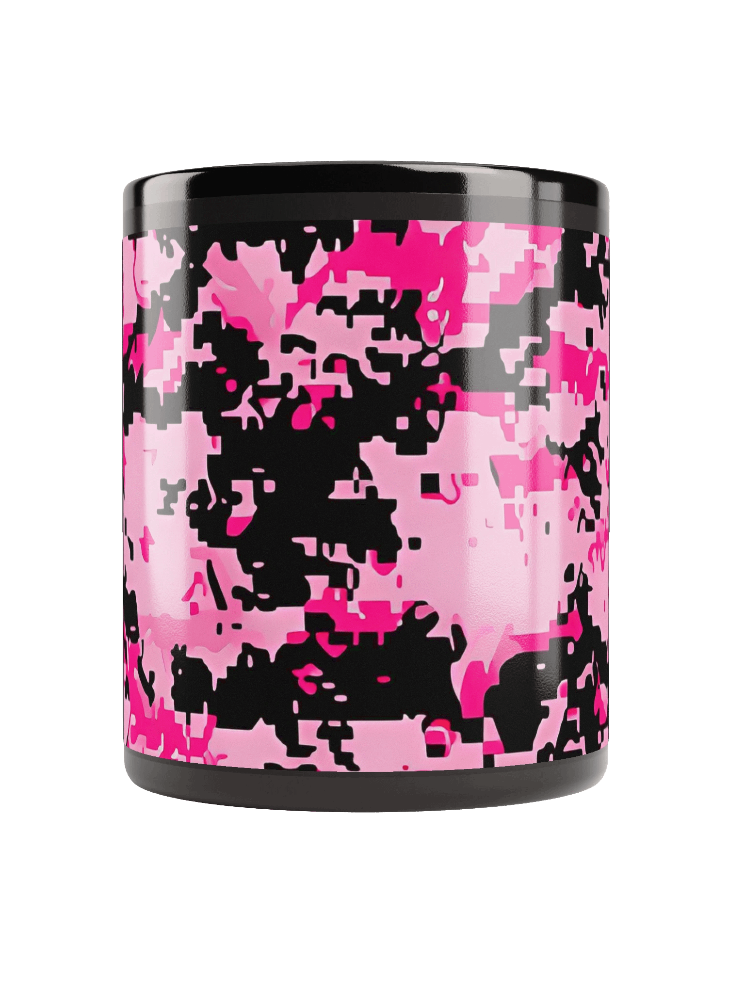 Pixelated Pink Black Mug product image (9)