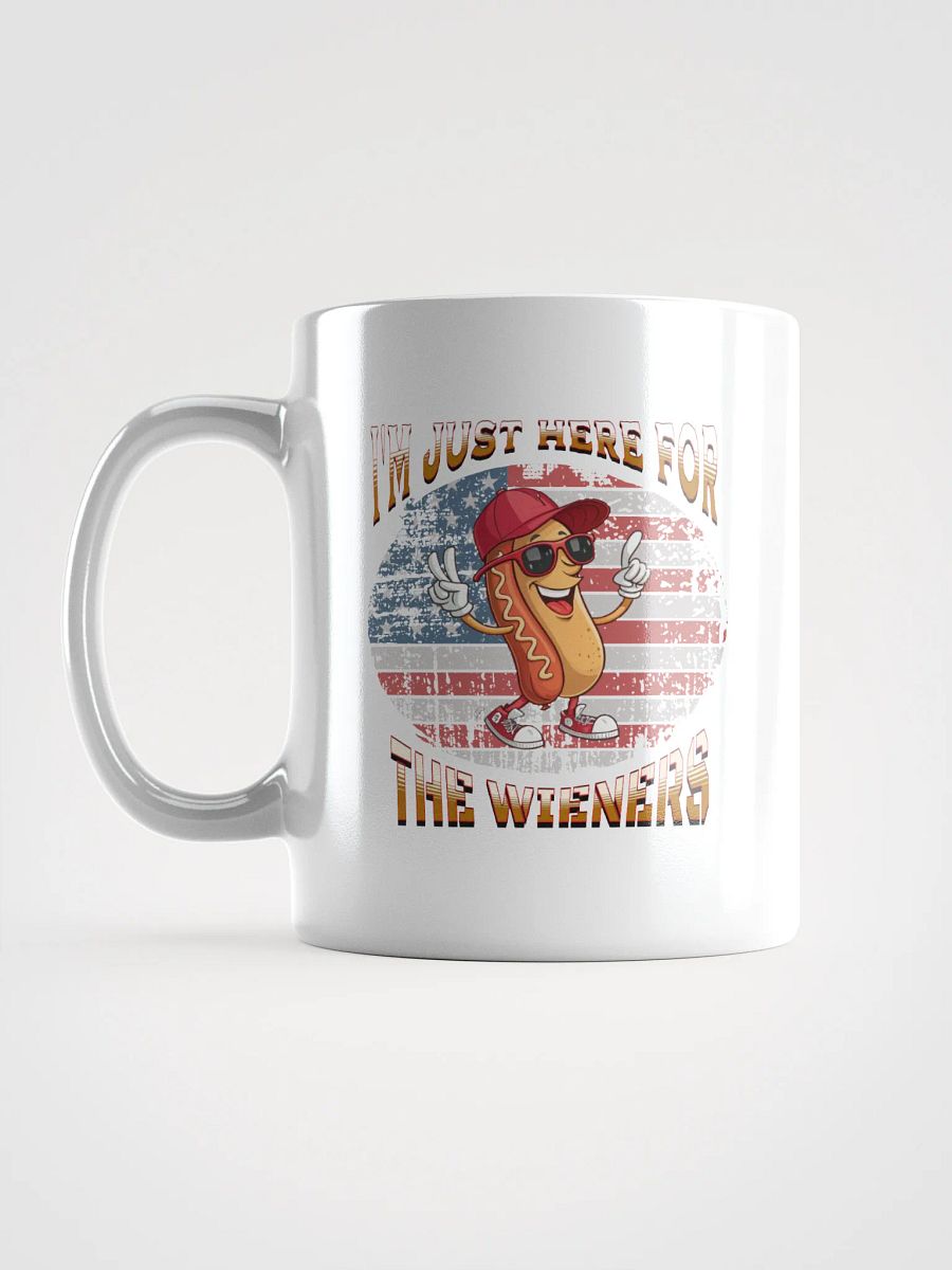 Im Just Here For The Wieners Hot Dog Wonderland Mug product image (1)