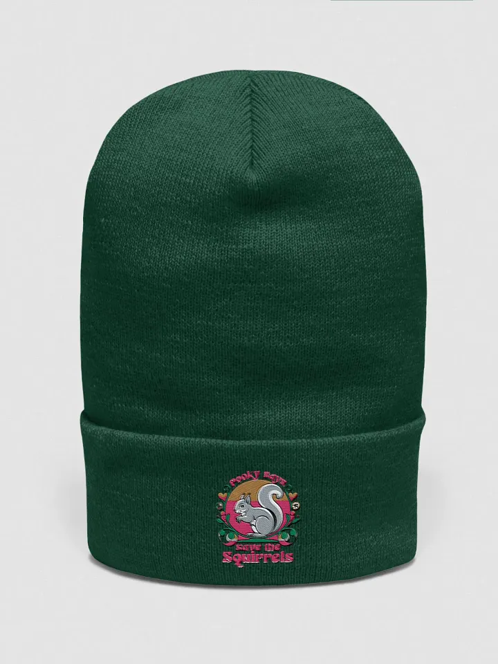 Pooky Says Save the squirrels Beanie product image (1)