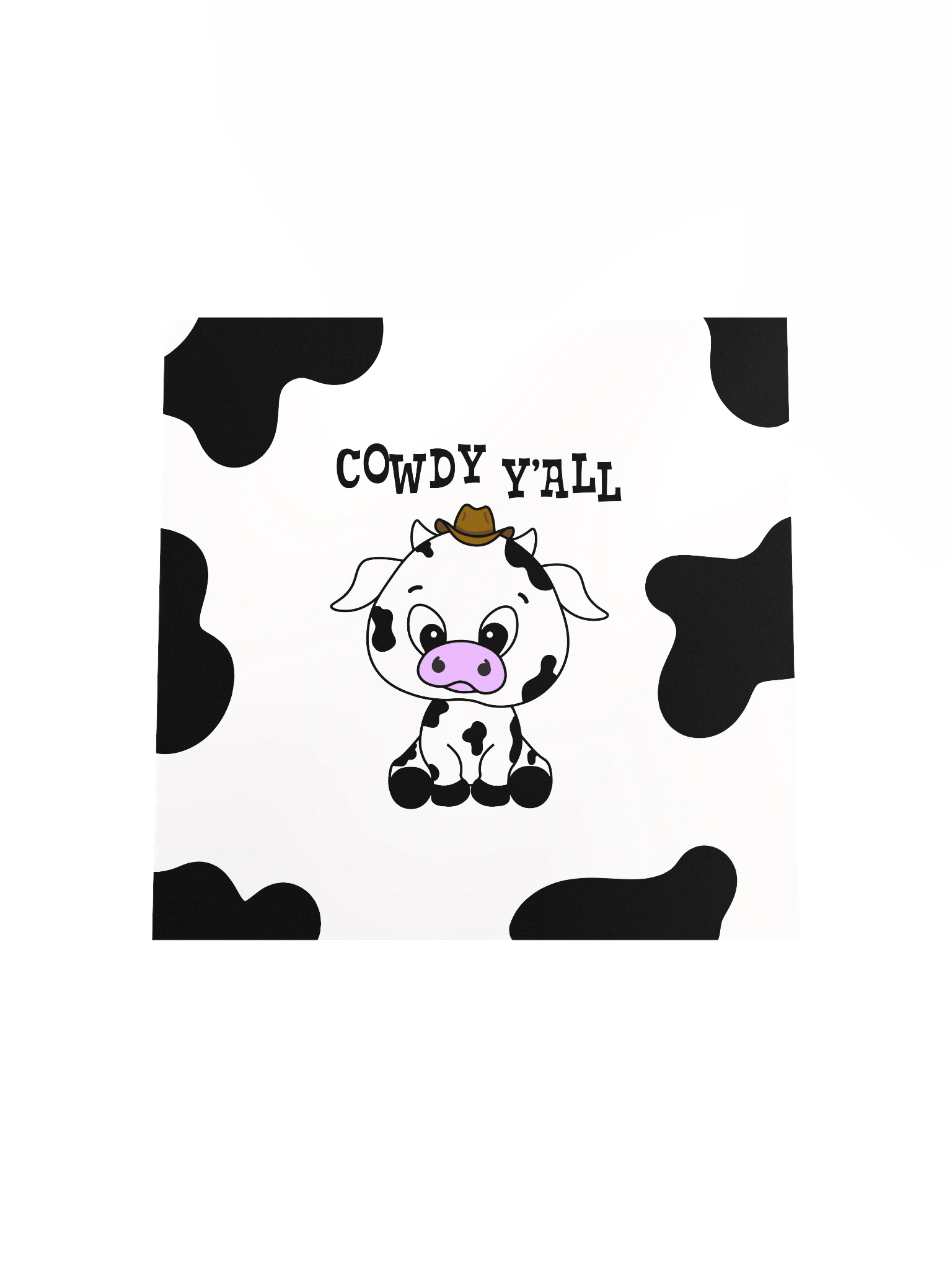 Cowdy Y'all Print | Funny Cow Print product image (4)