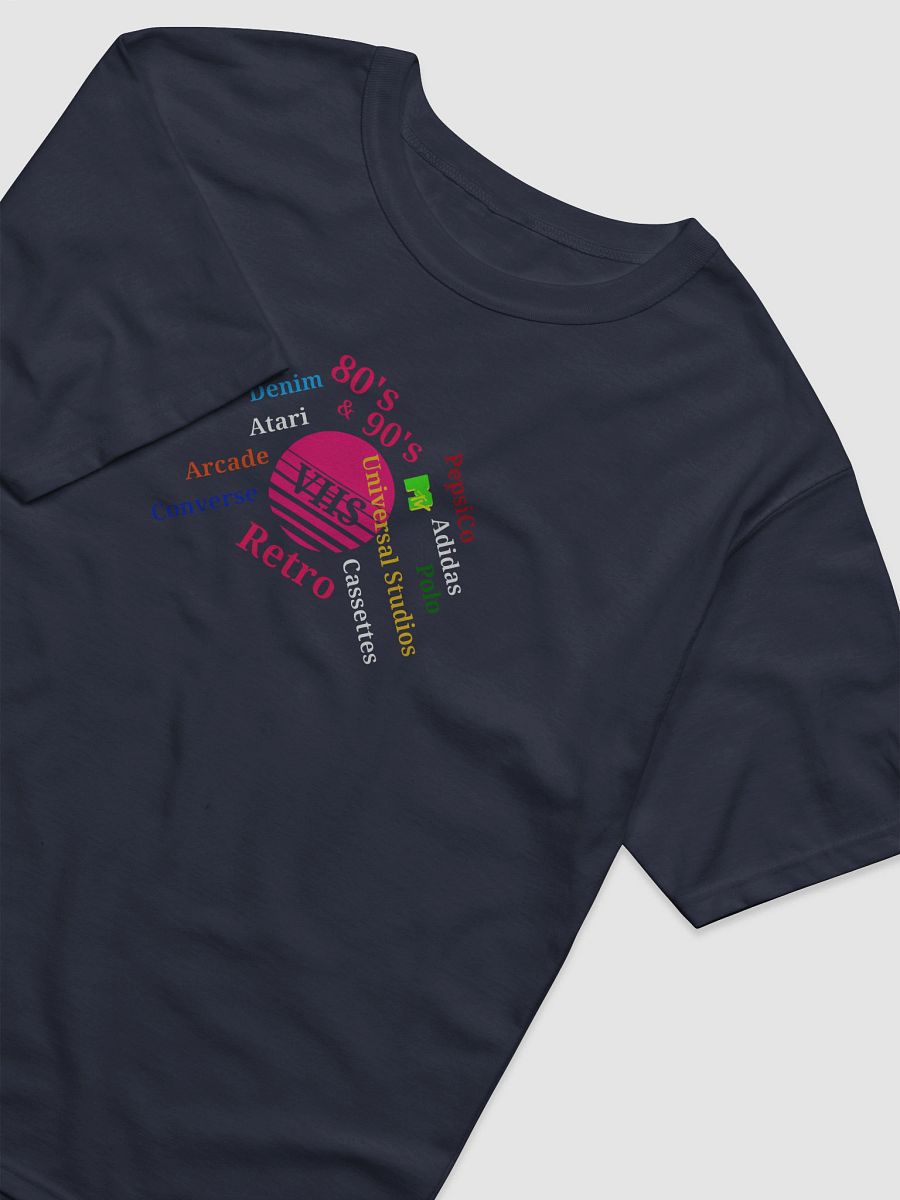 Retro Nostalgia VHS Circle T-Shirt product image (4)