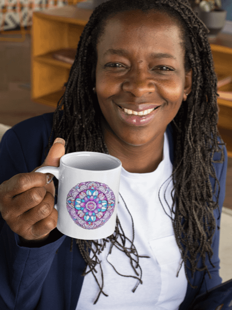 Moonlit Garden Mandala - Mug product image (2)