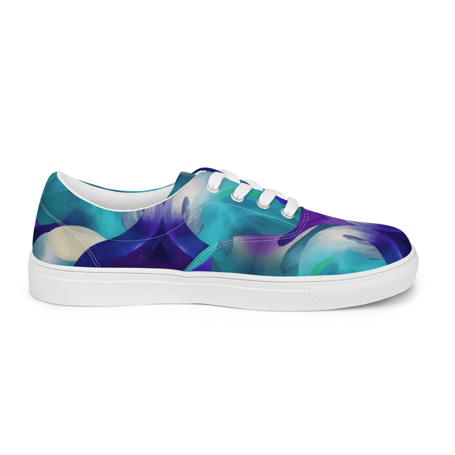 Ethereal Waves Women's Canvas Shoes product image (4)