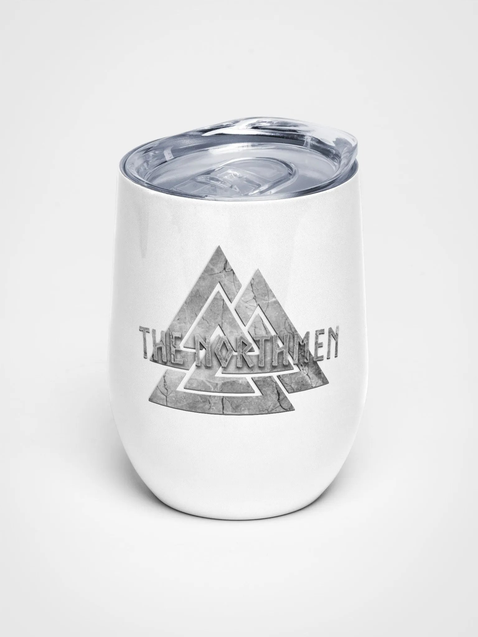 The Northmen Valknut - Grey - Wine Tumbler product image (1)