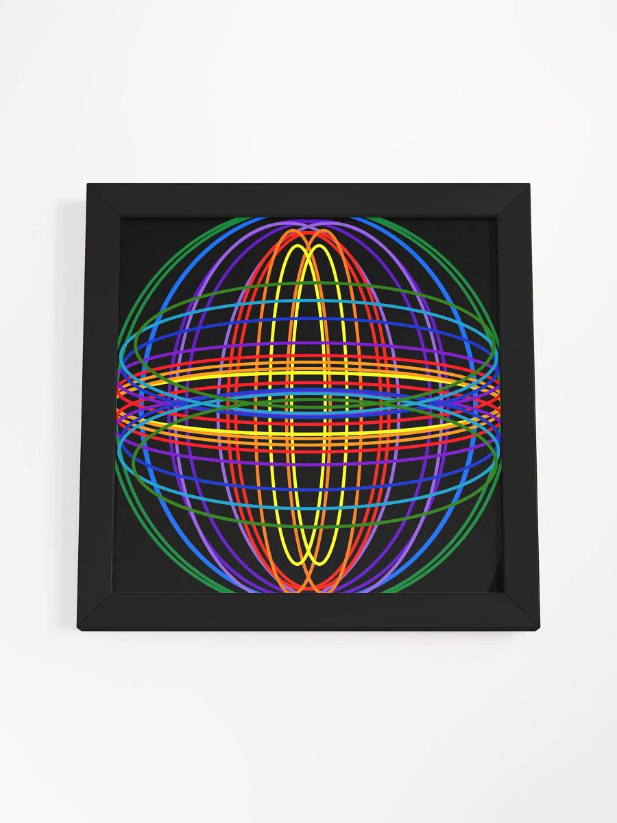 Rainbow Intersecting Loops Poster product image (16)