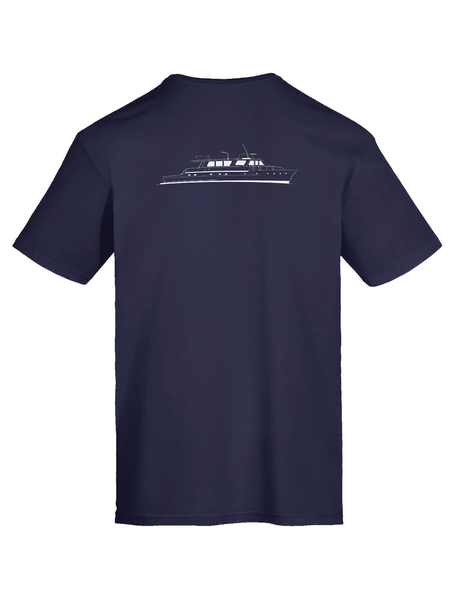 T-Shirt – Tangaroa Boat Outline product image (11)