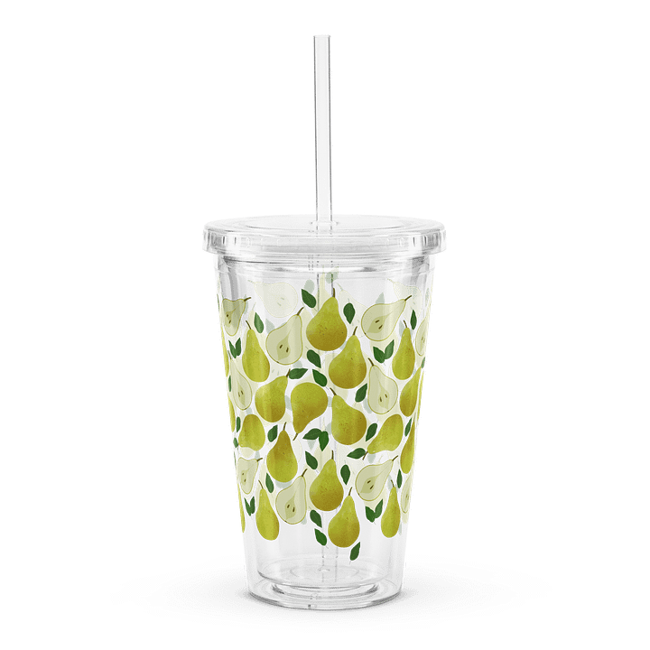 Pear Pattern 16 oz Tumbler, Green product image (2)