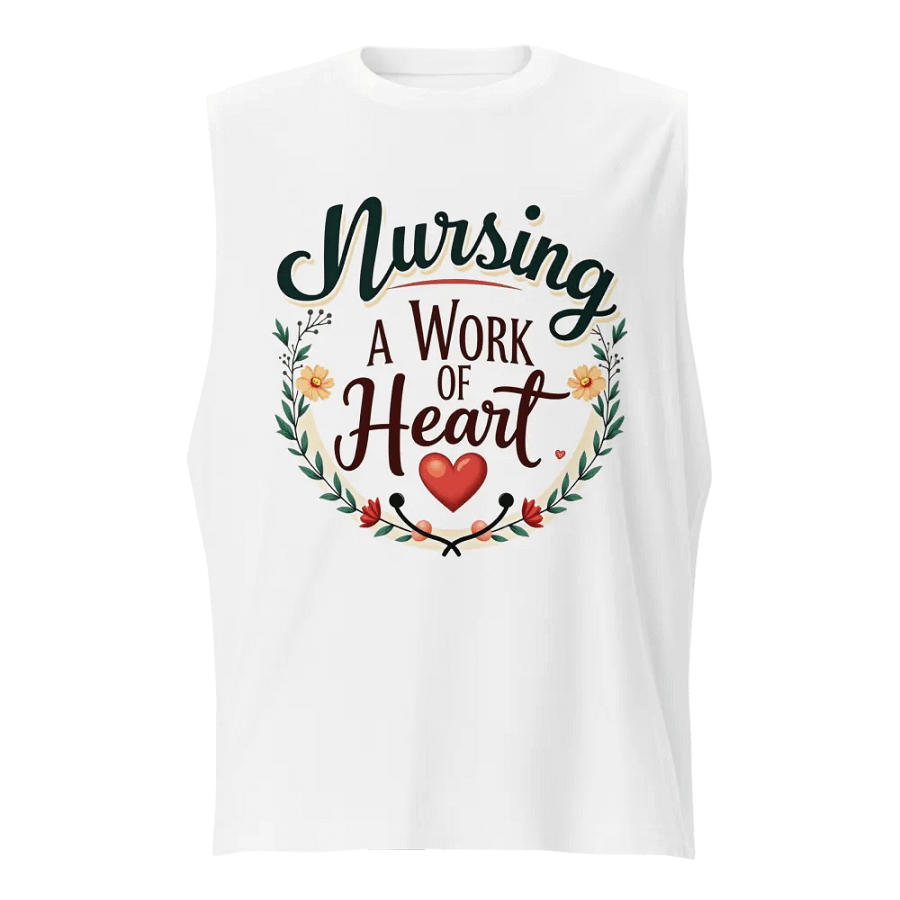 Nursing A Work of Heart Muscle Tank product image (1)