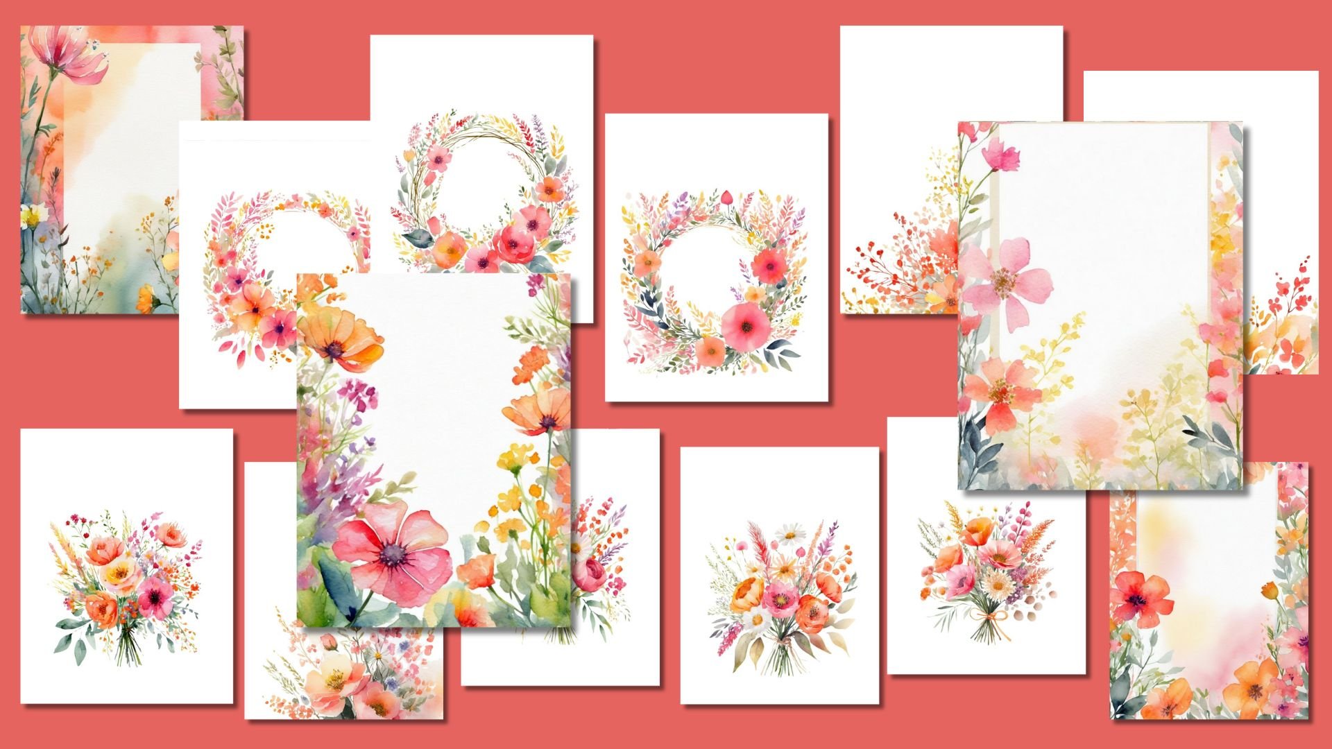 Zazzle Resources - 100 Floral Graphics Commercial Use and Design Guide product image (6)