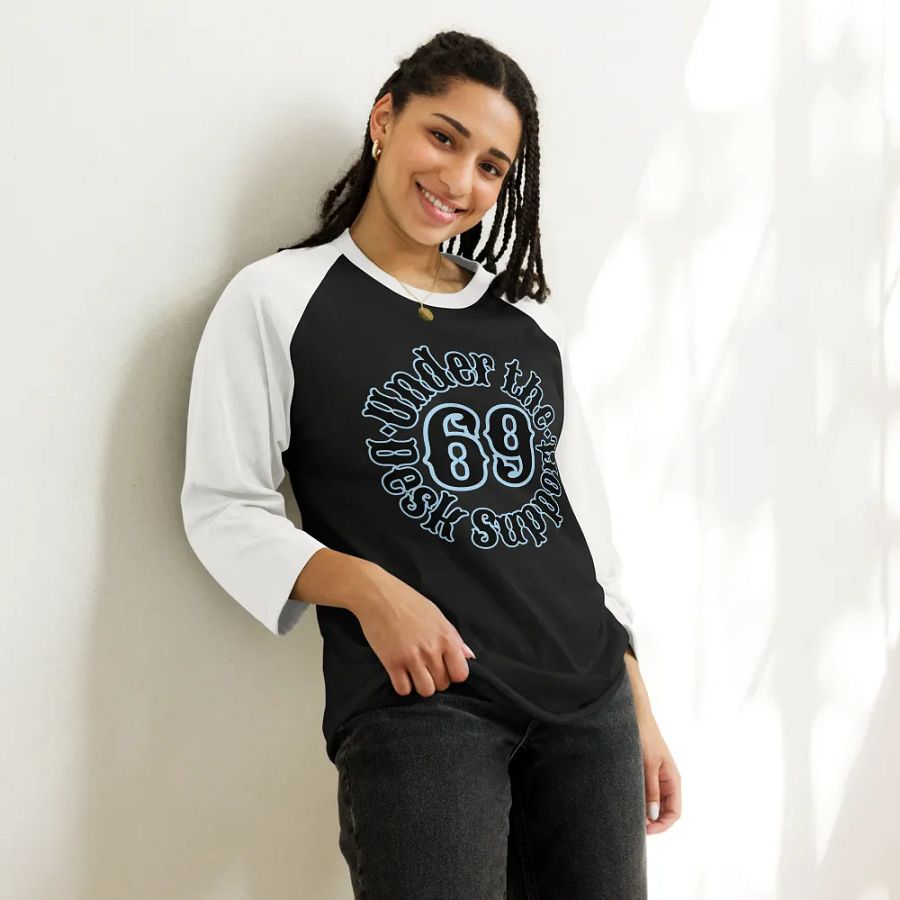 Desk Support Jersey Raglan Tee product image (20)