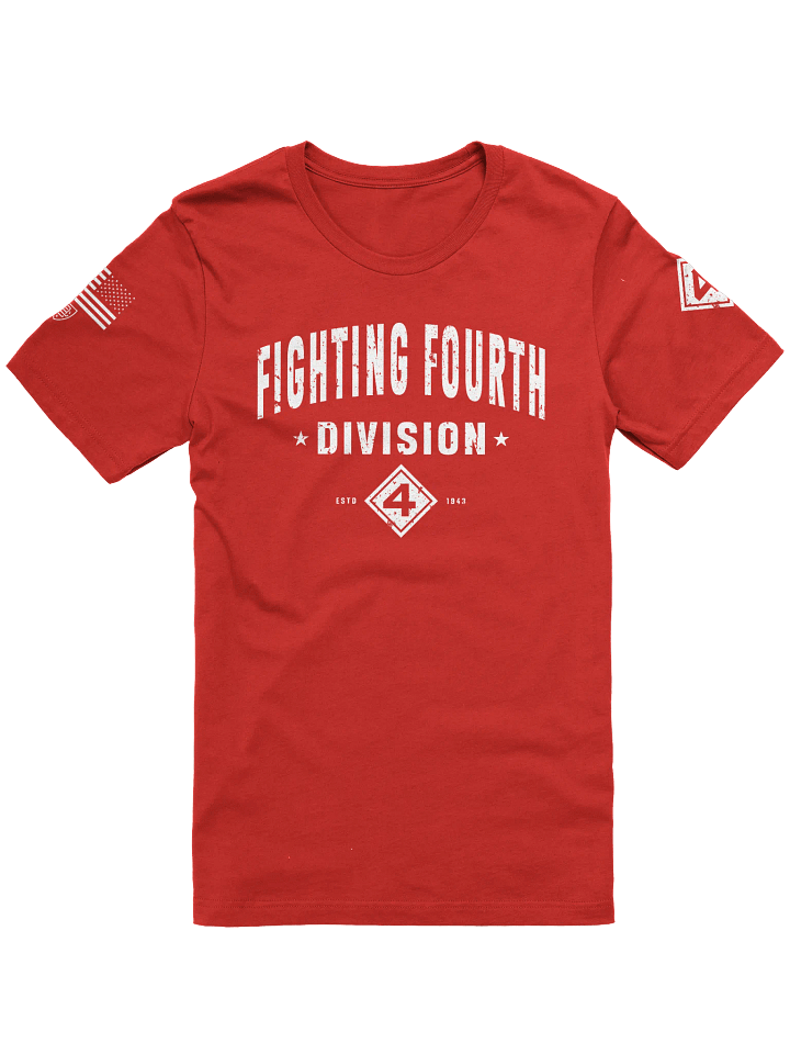 Fighting Fourth - 4th Marine Division "Distressed" T-Shirt product image (7)
