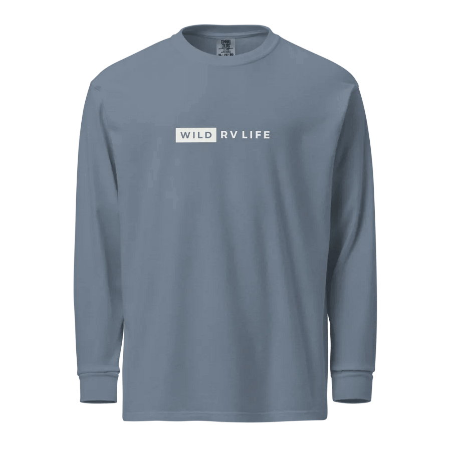 "WRVL Badge" Relaxed Long Sleeve Tee (Front & Back Design) product image (2)
