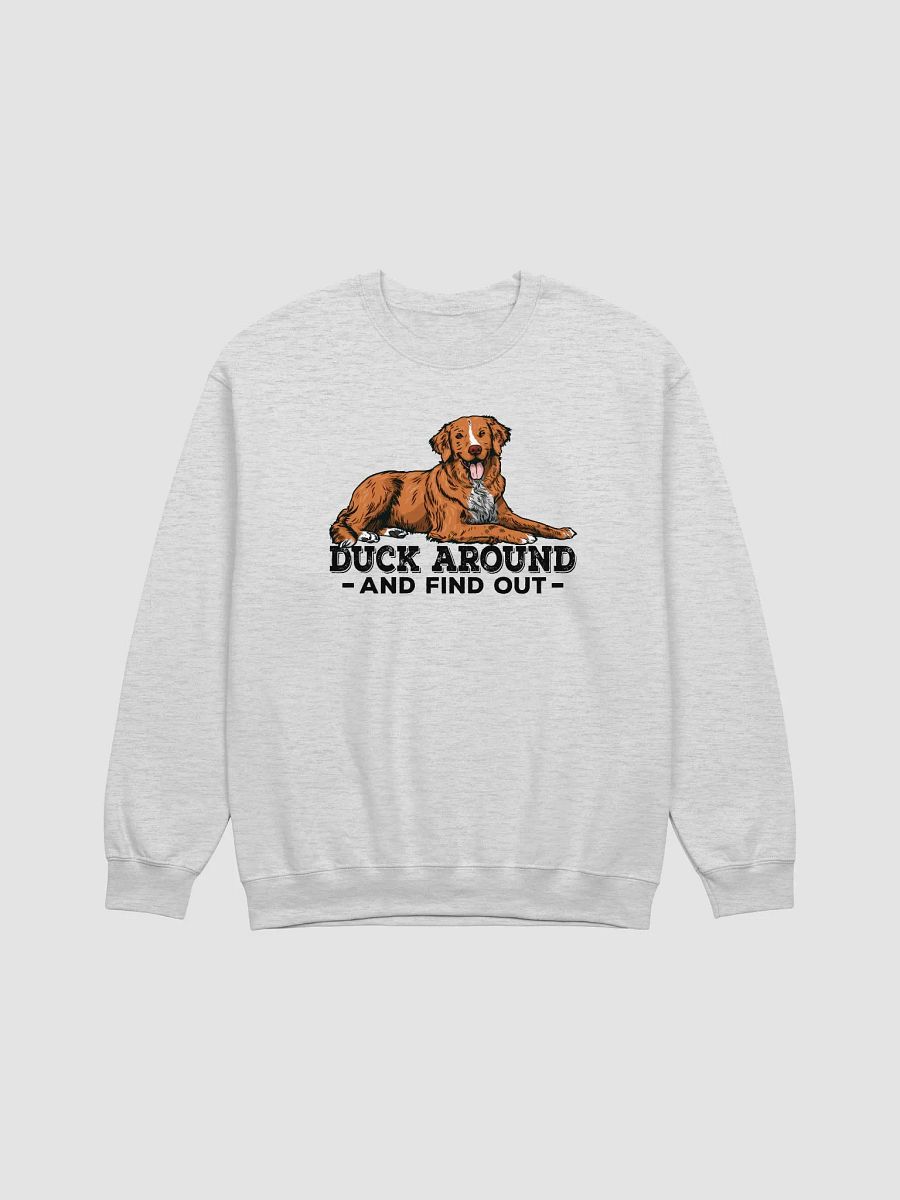 Duck Around and Find Out Sweatshirt of a Nova Scotia Duck Tolling Retriever | Funny Shirt for Toller Paw-rents product image (25)