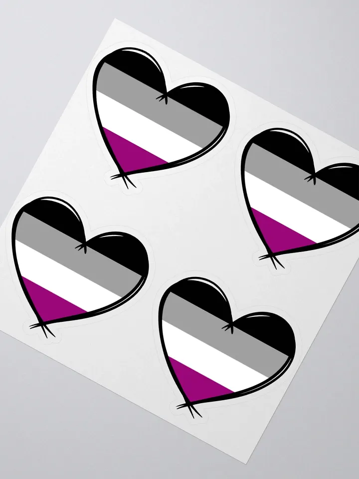 Asexual Pride Stickers product image (2)