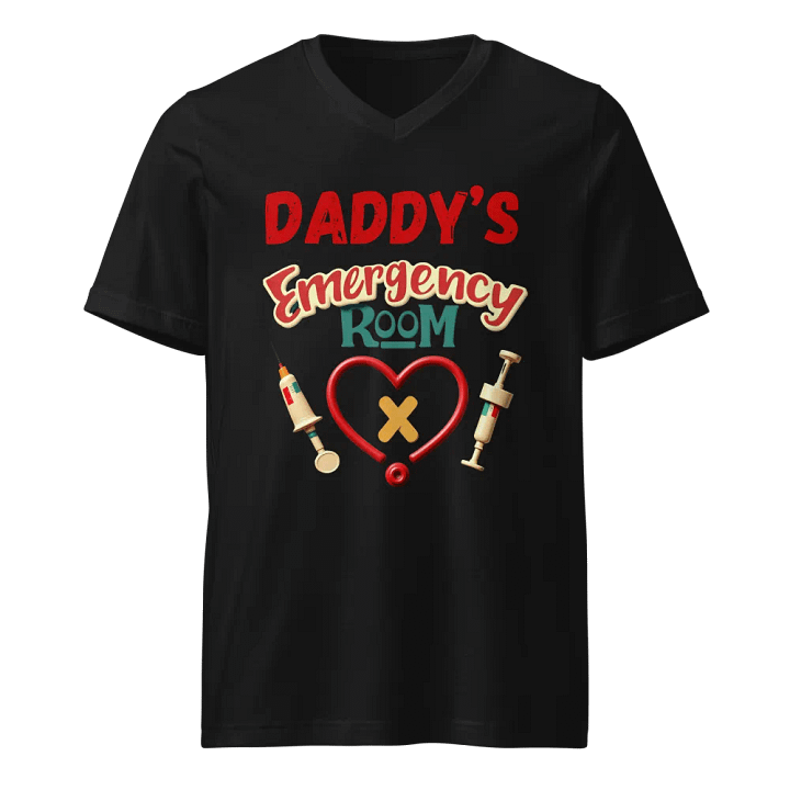 DADDY'S Emergency ROOM V-Neck Tee product image (1)
