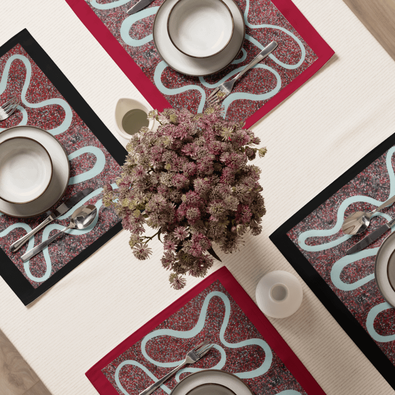 Black/Red Red/Black Placemats product image (2)