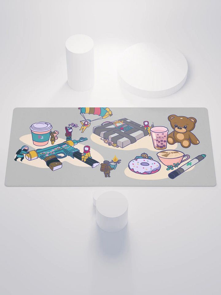 Rust Hazzy Chibi Mouse Pad - Grey product image (1)