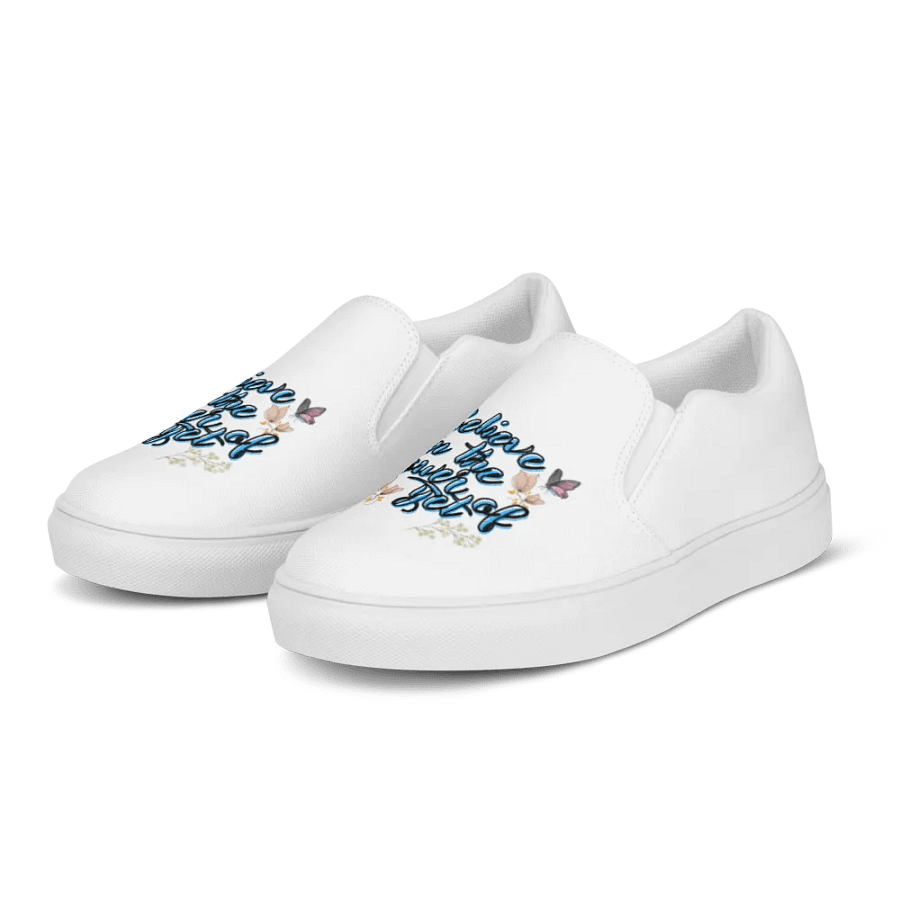 Believe in the Power of Yet Canvas Shoes product image (3)