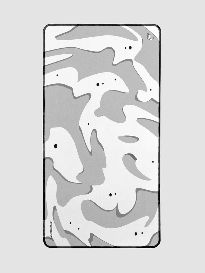 White Swirl Mousepad by - Fluxphy product image (2)