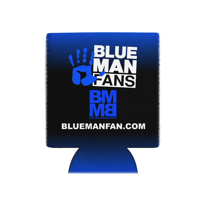 Blue Man Fans Hand Print Koozie product image (3)