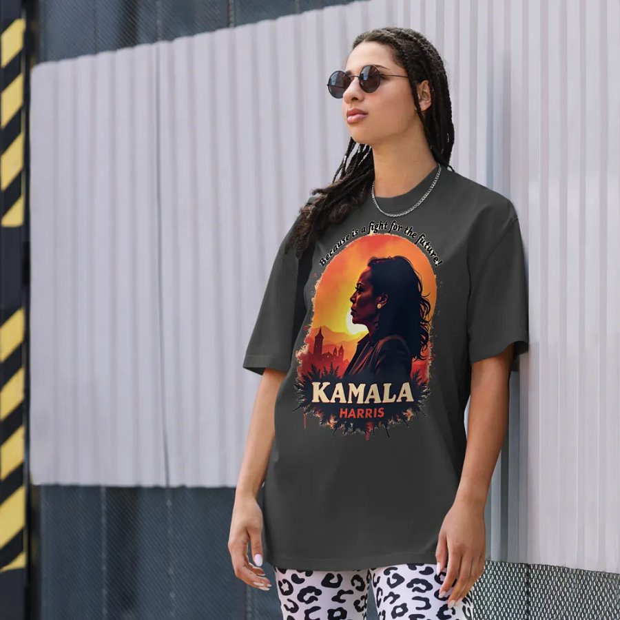 Kamala Harris - Fight for the Future: Political Poster Design