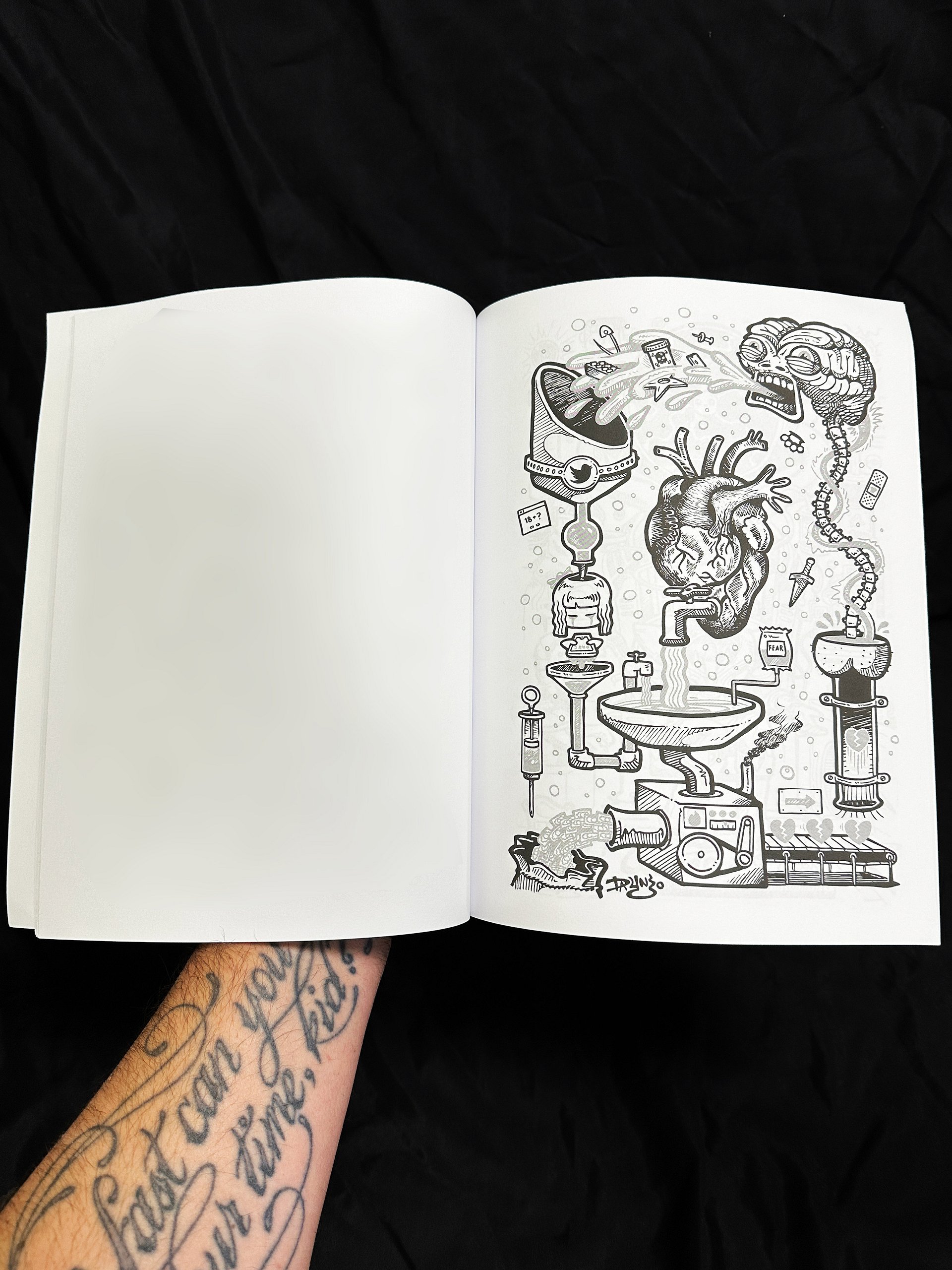 DaynoART Adult Coloring Book 3-Piece Gift Pack product image (4)