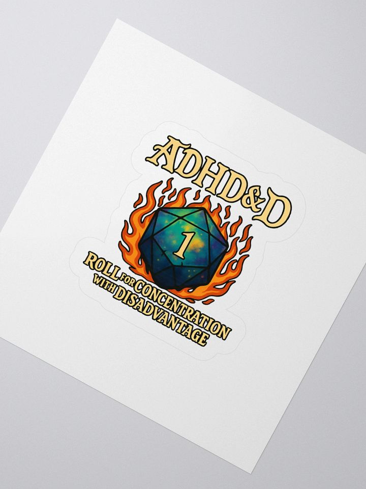 ADHD TTRPG Sticker product image (2)