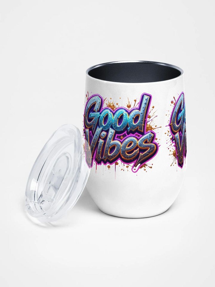 Good Vibes Glowing Wine Tumbler product image (2)