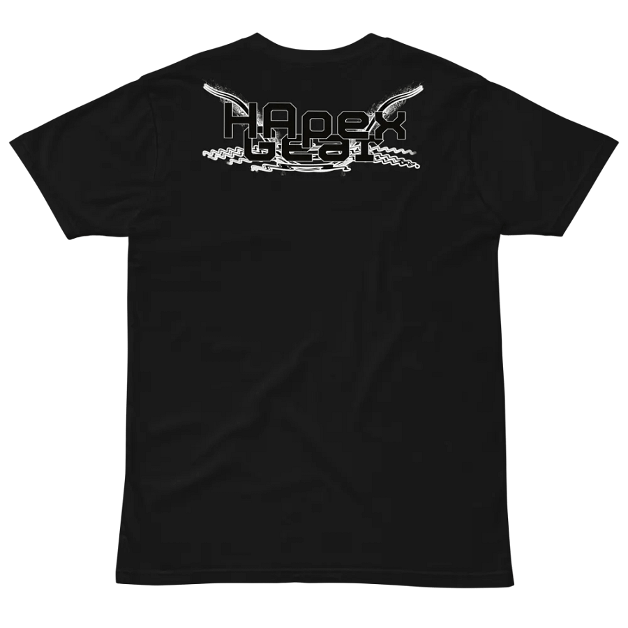 Unisex Premium T-Shirt - Print Embroidered Logo - Black HApex Gear Black Logo product image (4)