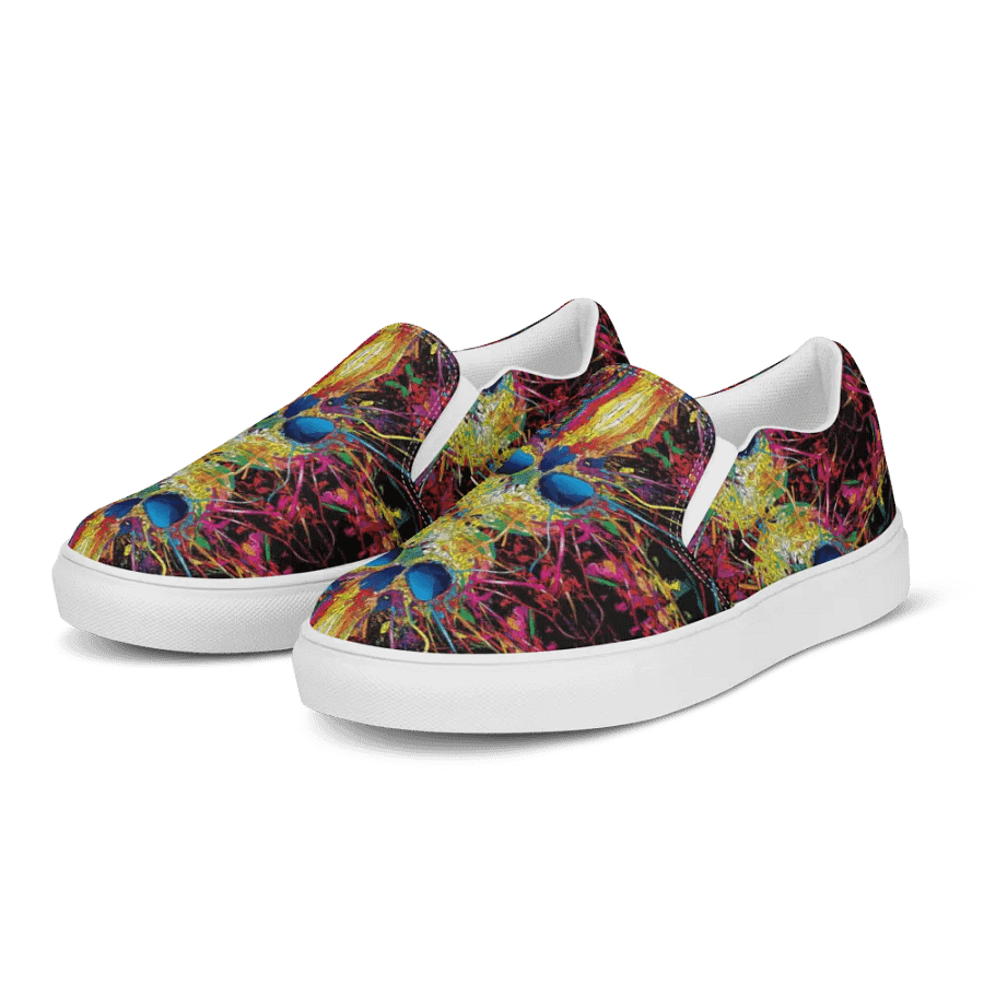 Skeleton Men's Canvas Slip On Shoes product image (3)
