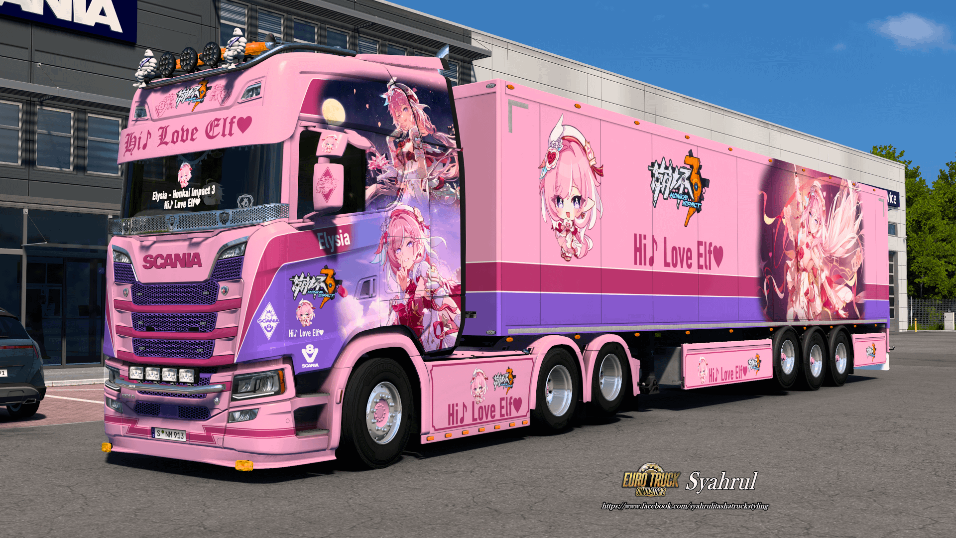 [ETS2] Elysia (Hi Love Elf) - Honkai Impact 3 [Combo Skin] product image (3)