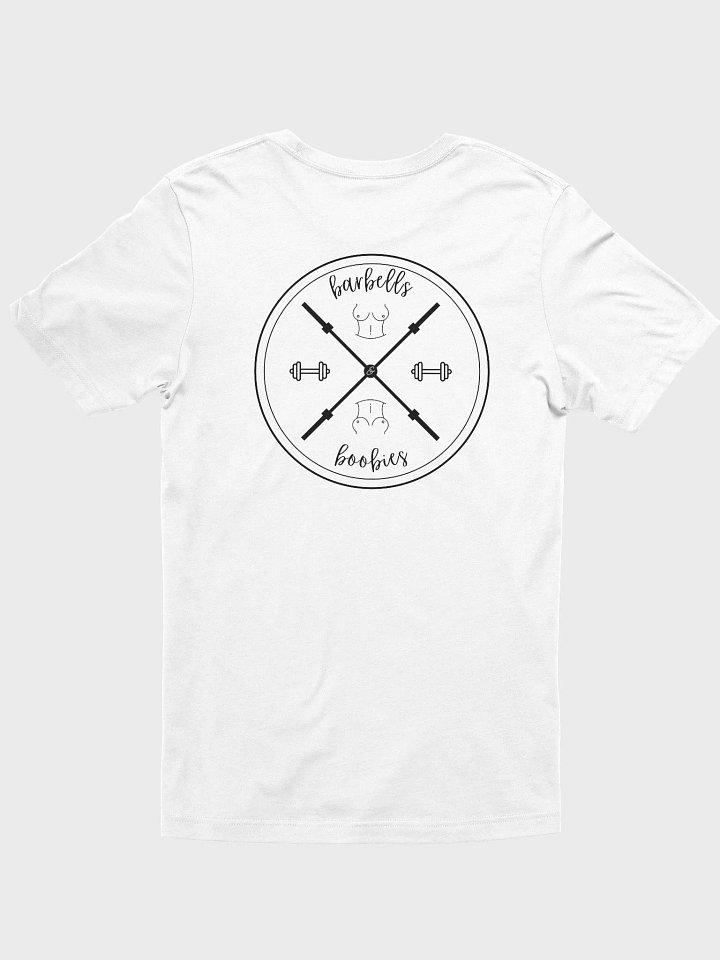 Women's Barbells & Boobies Breast Cancer Awareness Tee product image (2)