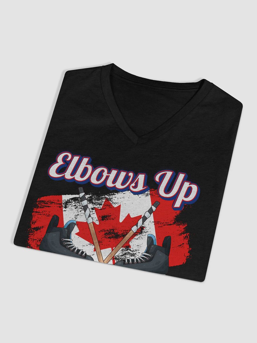 Canadian Hockey Vibes V-Neck Tee product image (5)
