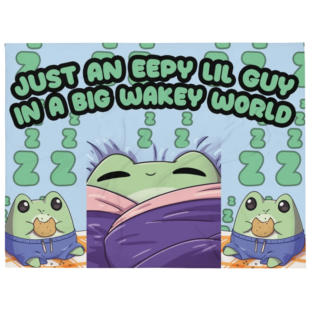 Just a eepy lil guy Blankie product image (1)