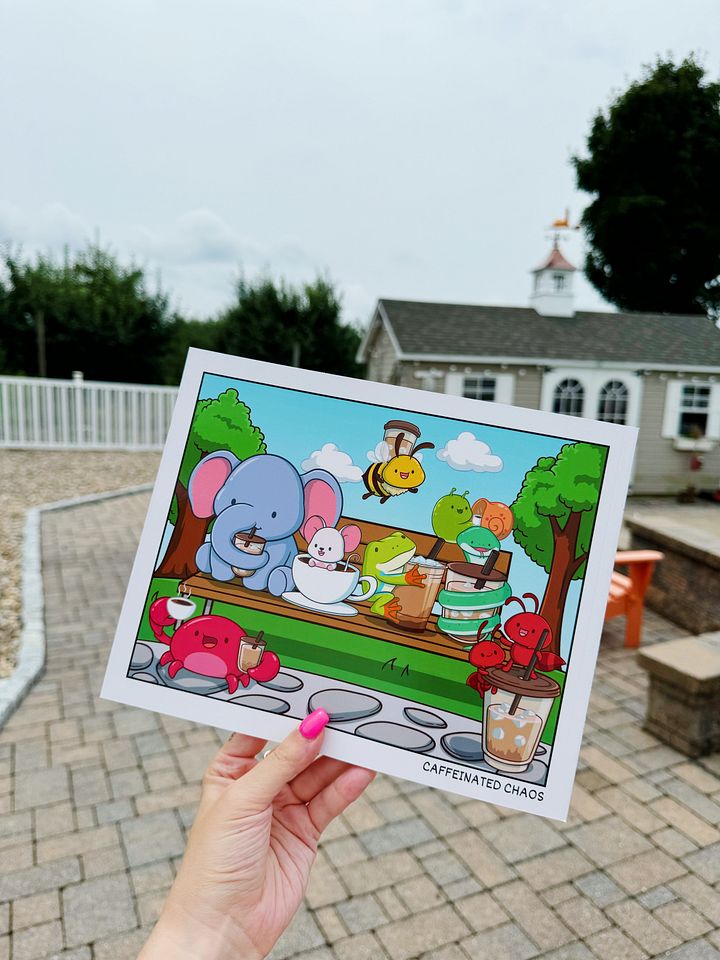 Caffeinated Chaos Coloring Book product image (2)