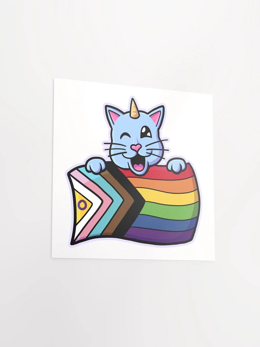 Progress Pride Kittycorn Poster product image (12)