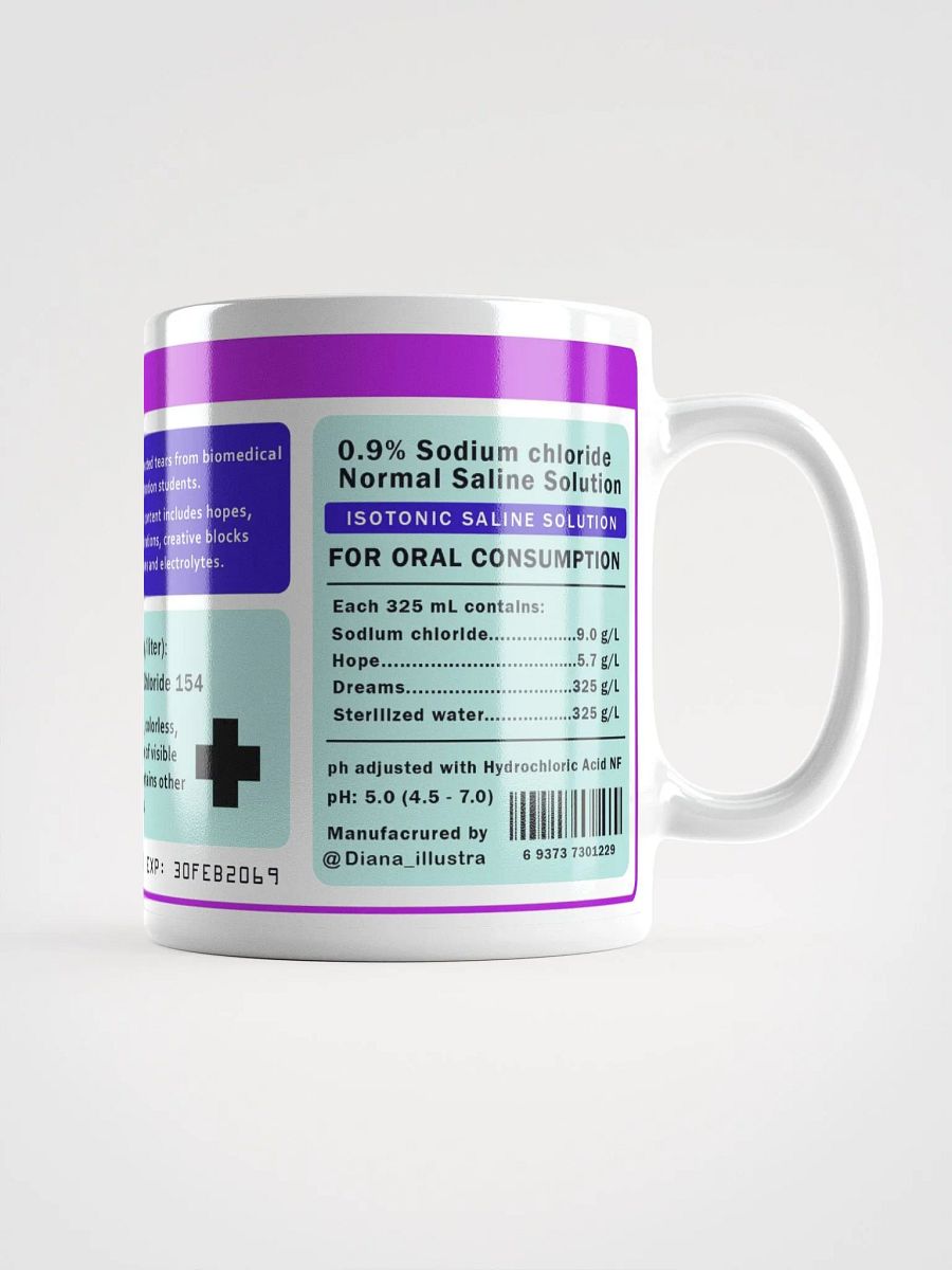 "Biomedical illustration student tears" Ceramic mug product image (5)