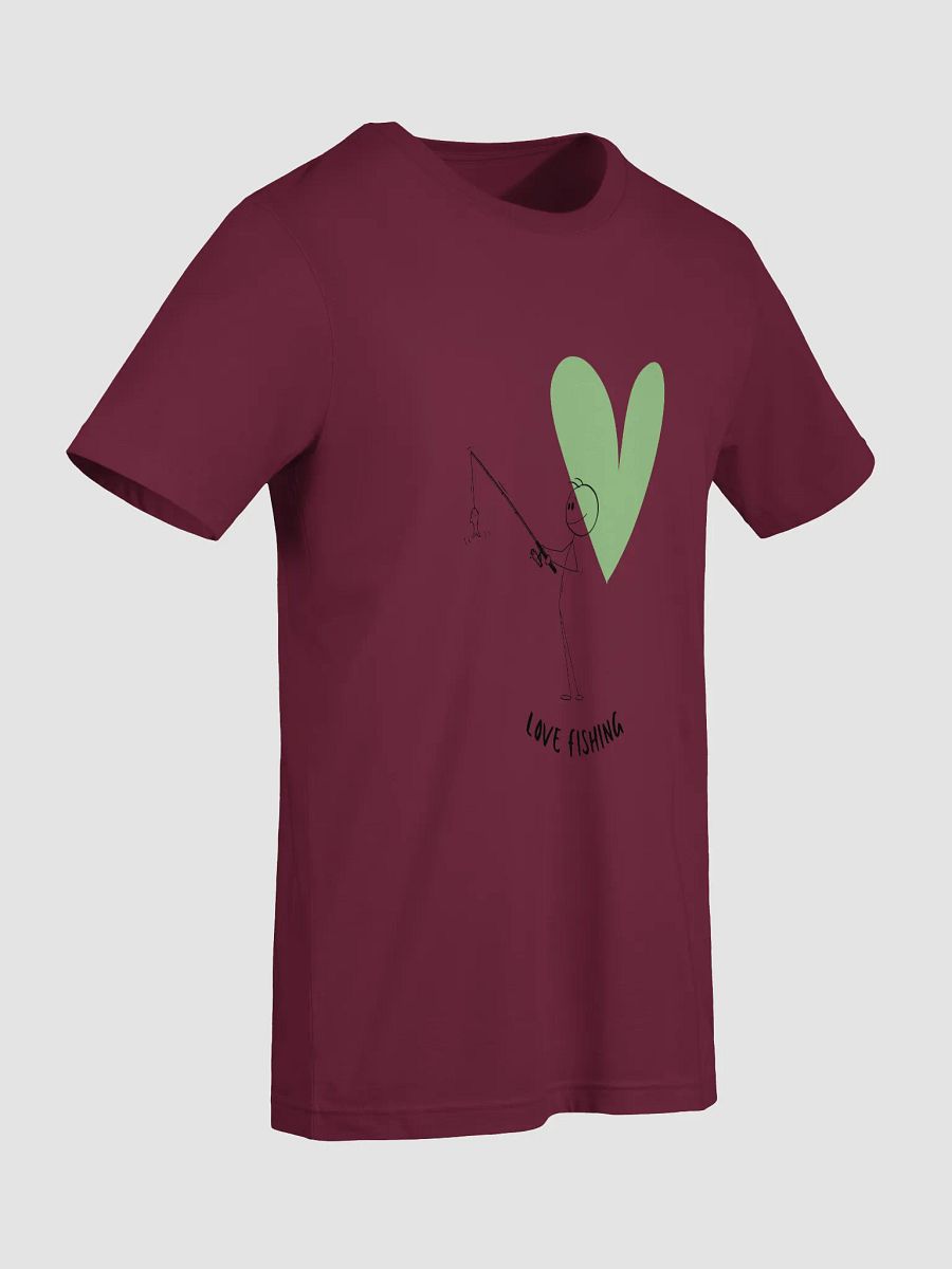 Love Fishing Heart Cartoon Supersoft T-Shirt product image (70)