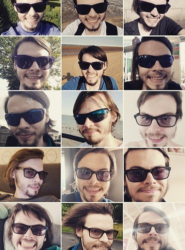 Just a cool collage of recent pics of me I made when I was bored :)