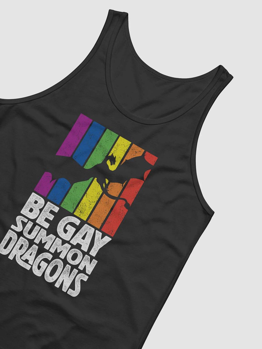 Be Gay. Summon Dragons. Pride Jersey Tank product image (13)
