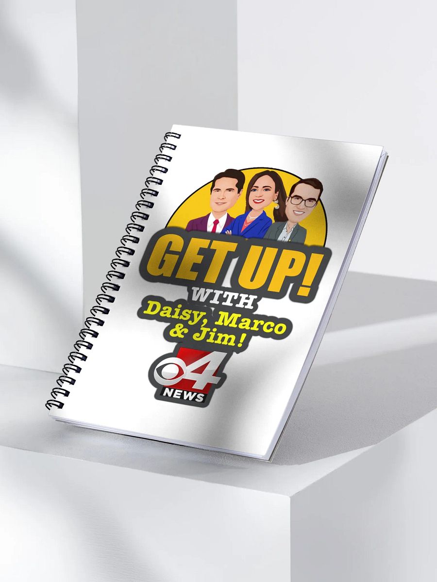 Get Up! With Daisy, Marco & Jim Spiral Notebook product image (3)