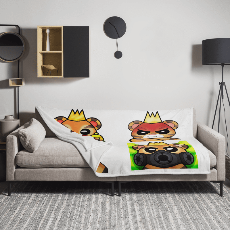 TheMafiaQueen Royal Tigers Fuzzy Throw Blanket product image (3)