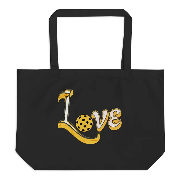 Love Pickleball Organic Tote product image (1)